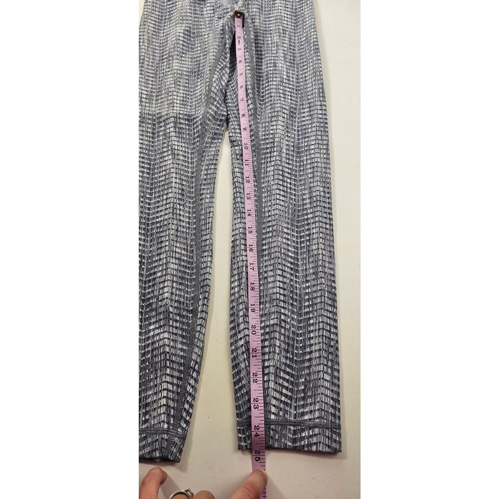 Lululemon sz 4 wunder under crop III grey marled 25" inseam stretch active y2k - Picture 7 of 8